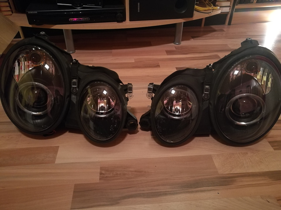 Sonar фары- доработка на пневму. — Mercedes-Benz CLK (W208), 2 л, 2001 ...