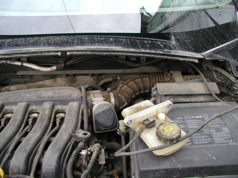 Чистка дроссельной заслонки - Renault Scenic III, 1,6 л, 2010 года своими руками