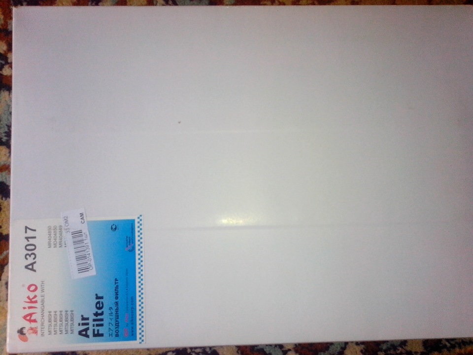 Решил сменить воздухан и салонный фильтр. — Mitsubishi Pajero (4G), 3,2 ...