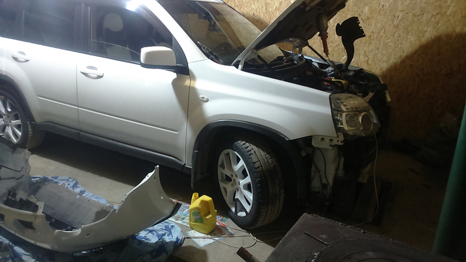 Патрубки интеркулера — Nissan X-Trail II (t31), 2 л, 2011 года | своими ...