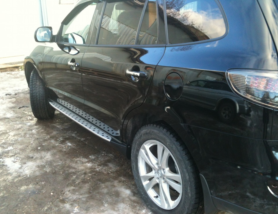 Hyundai santa fe порог