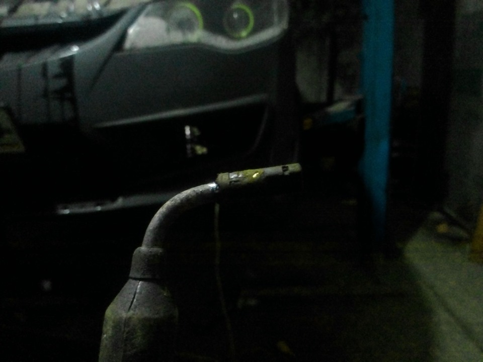 downpipe и как извлечь обломанный ABC сенсор. — Honda Civic 4D (8G), 1 ...