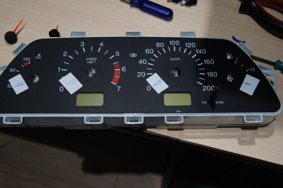 Пересвет щитка приборов АП ВАЗ 2114 — Lada 2114, 1,5 л, 2007 года ...