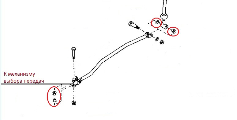 Плохо включаются передачи на заведенном двигателе. Мазда 626 МКПП кулиса. Втулки кулисы Мазда Титан. Втулка кулисы Мазда Демио. Механизм переключения передач Мазда 626.