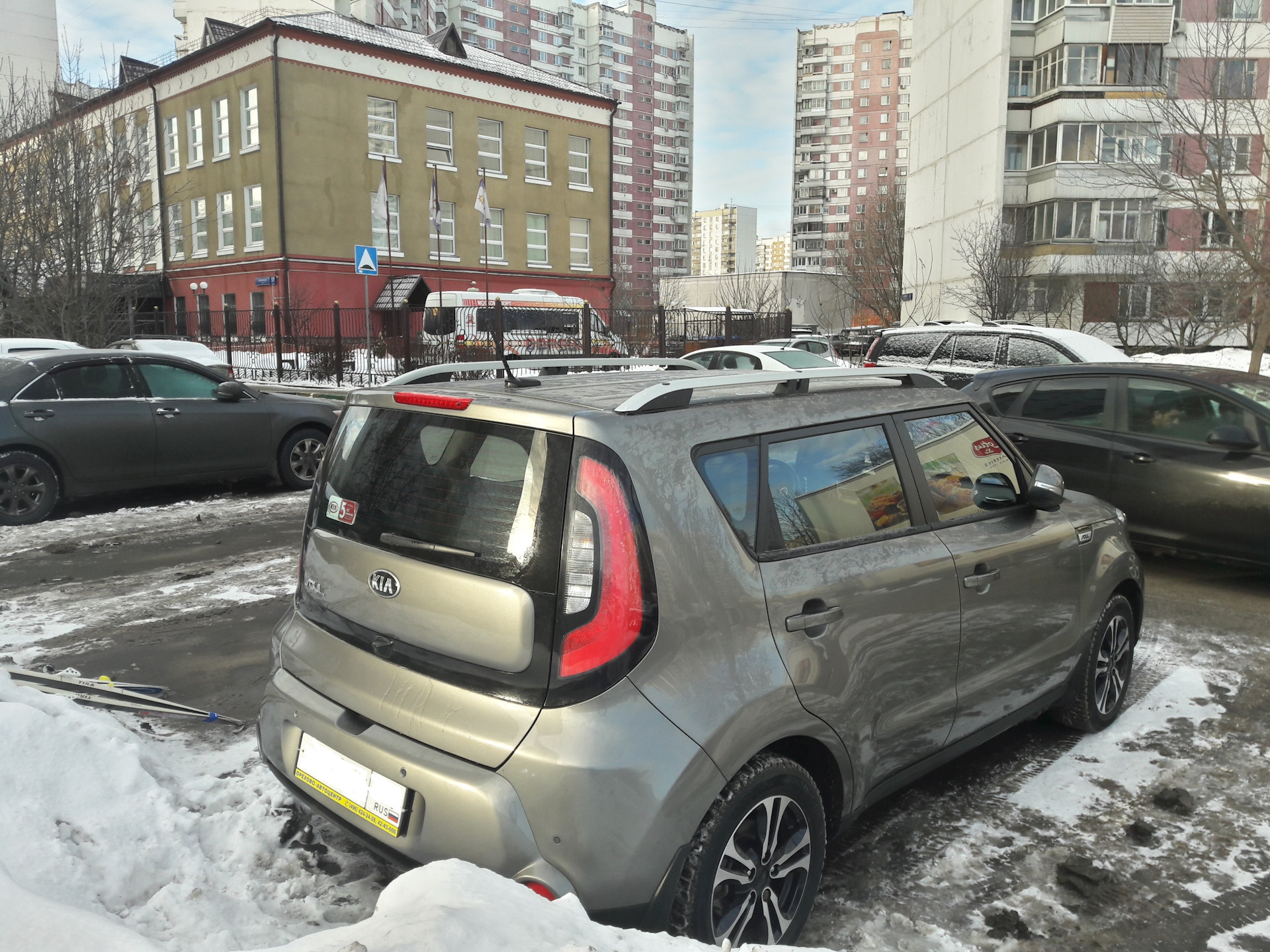 Рейлинги без сверления kia soul