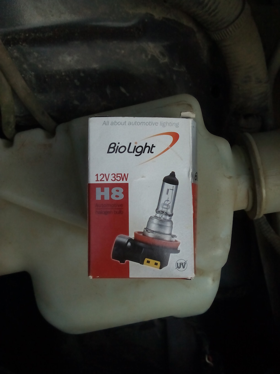 Лампочка на правую туманку установлена. — Chery Tiggo, 2,4 л, 2007 года ...