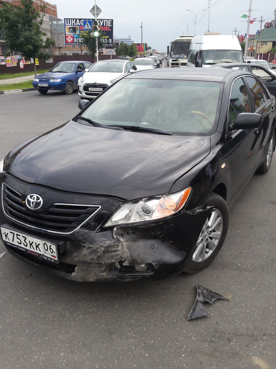 После ДТП захотелось сделать рестайлинг… — Toyota Camry (XV40), 3,5 л, 2006  года | стайлинг | DRIVE2