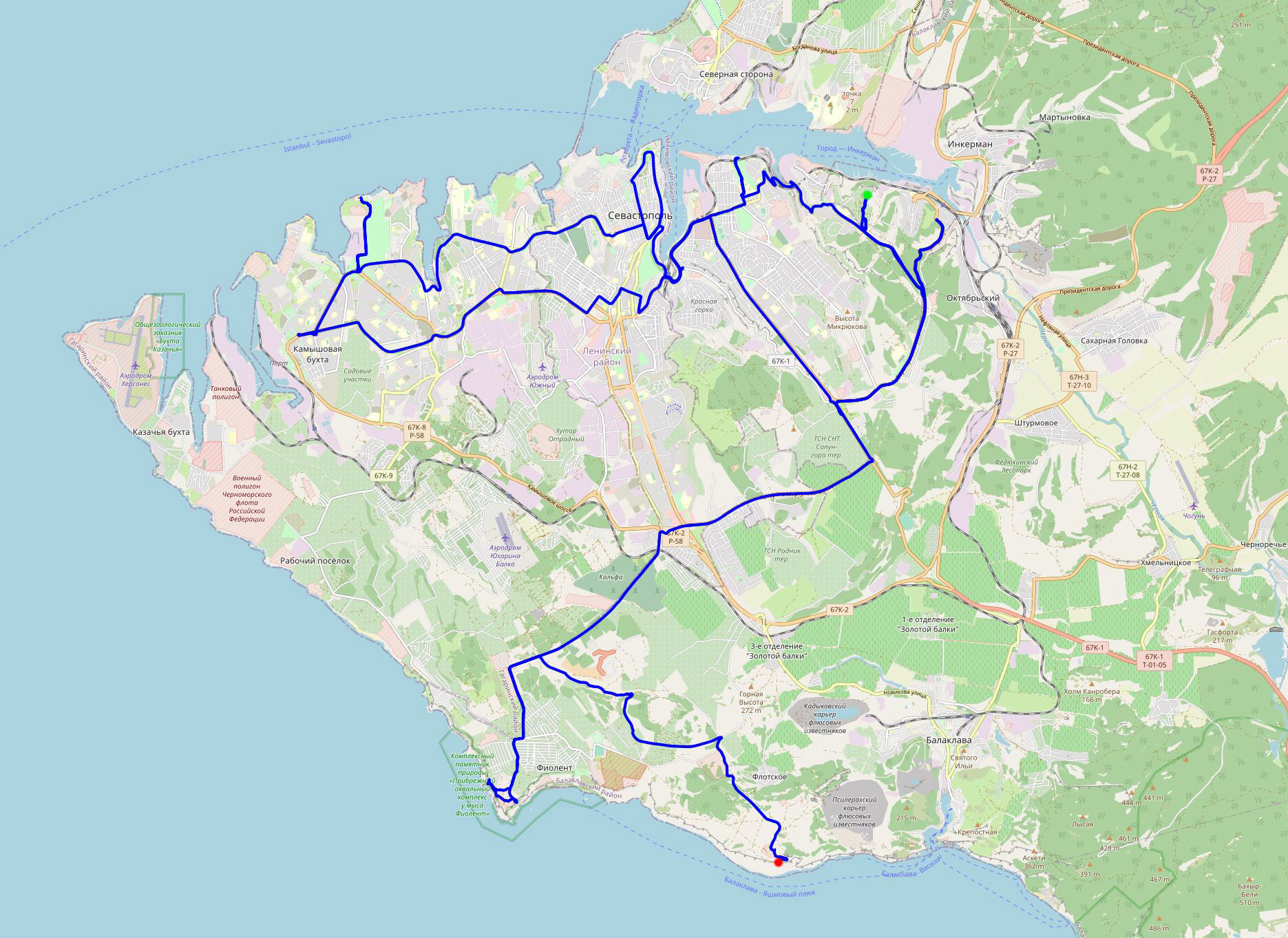 Санбяу из Крыма. Карта Крыма 3д Балаклава.