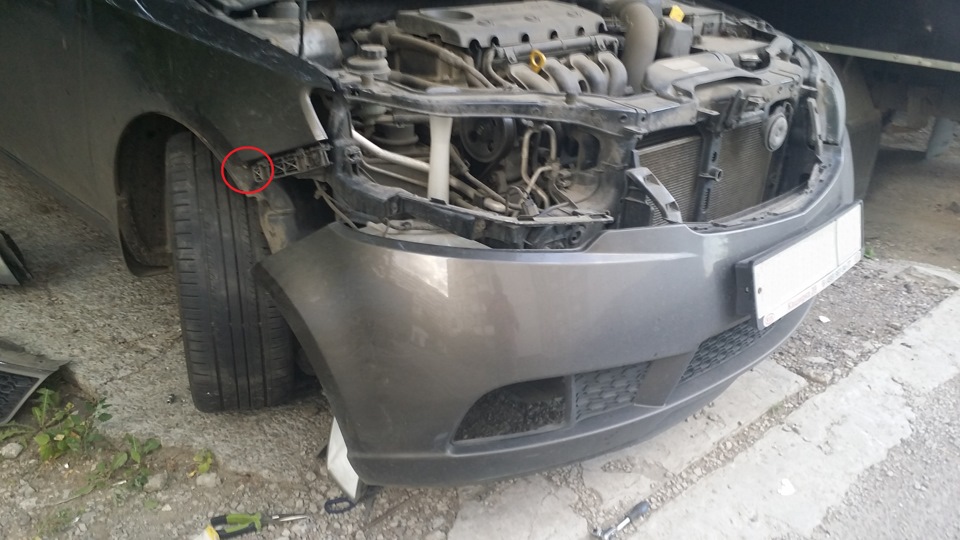 Замена лампочки противотуманки или "психанул" — KIA Cerato (2G), 2 л ...