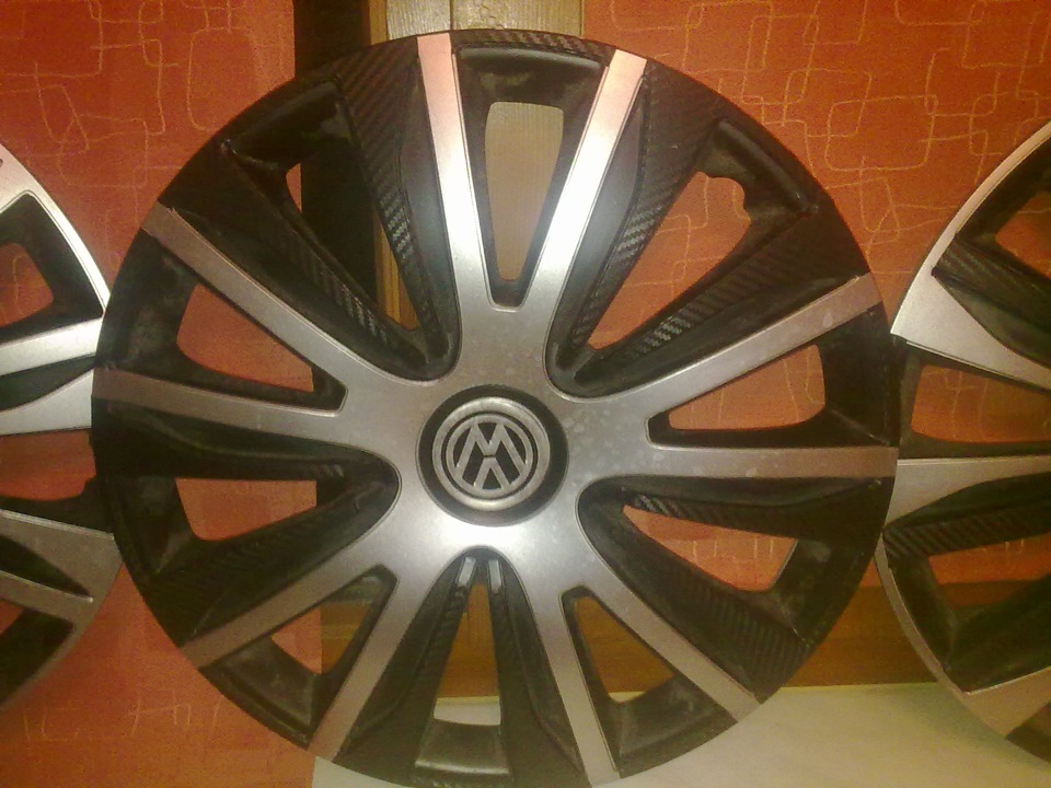 Помудрил с колпаки на зиму — Volkswagen Caddy (3G), 1,9 л, 2006 года ...