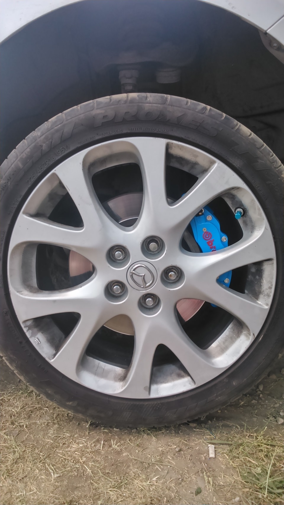 Замена масла закончилась установкой Brembo! — Mazda 6 (2G), 2 л., 2008 ...