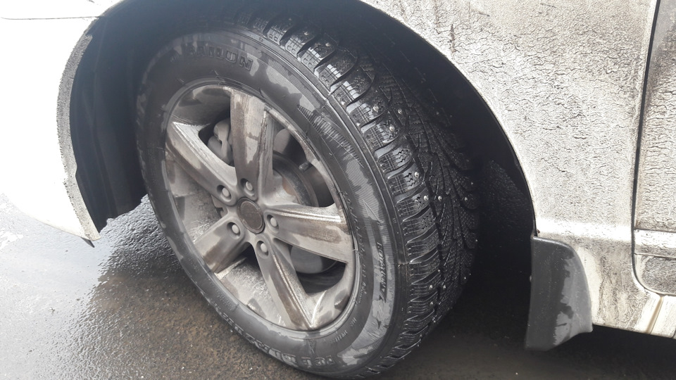 Зимняя резина Sailun ice blazer wst1 — Honda Civic 4D (8G), 1,8 л, 2008 ...