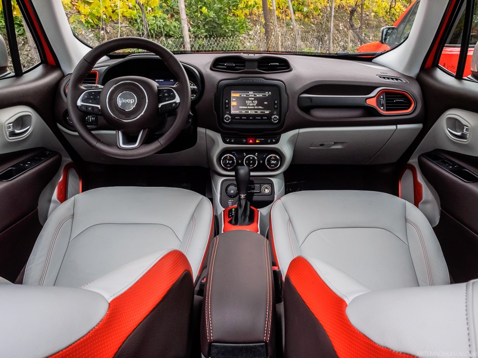 Jeep renegade интерьер