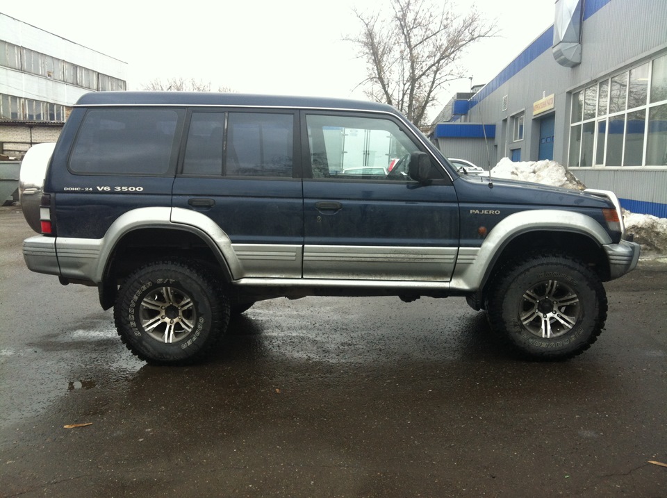 Лифт паджеро 3. Лифт Паджеро 2. Mitsubishi Pajero 1997 Tuning.