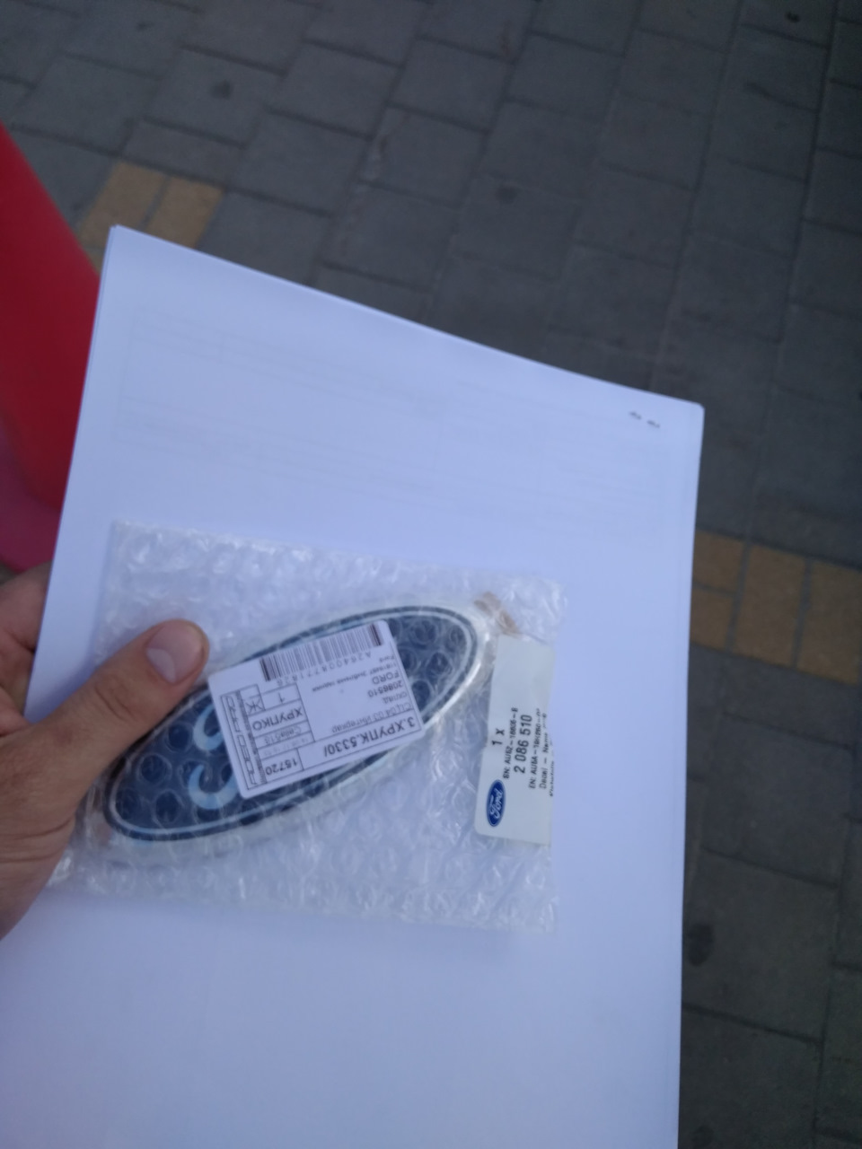 Замена эмблемы Ford по гарантии — Ford Focus III Hatchback, 1,6 л, 2012 ...