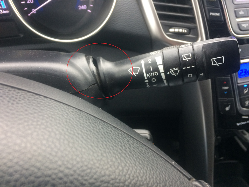 Подрулевой переключатель — Hyundai i30 (2G), 1,6 л, 2013 года | поломка ...