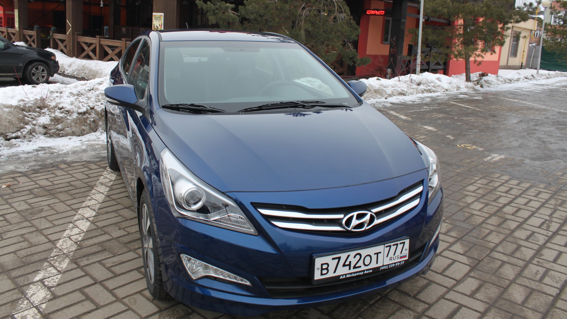 Hyundai Solaris 1.6 бензиновый 2015 | BLUE OCEAN на DRIVE2