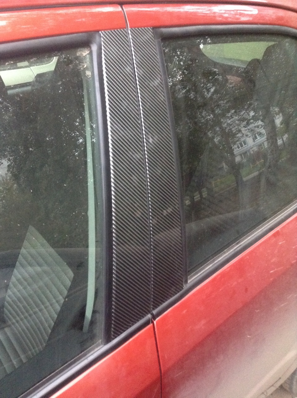 Стойки и зеркала в карбон — Suzuki SX4 (1G), 1,6 л, 2010 года ...