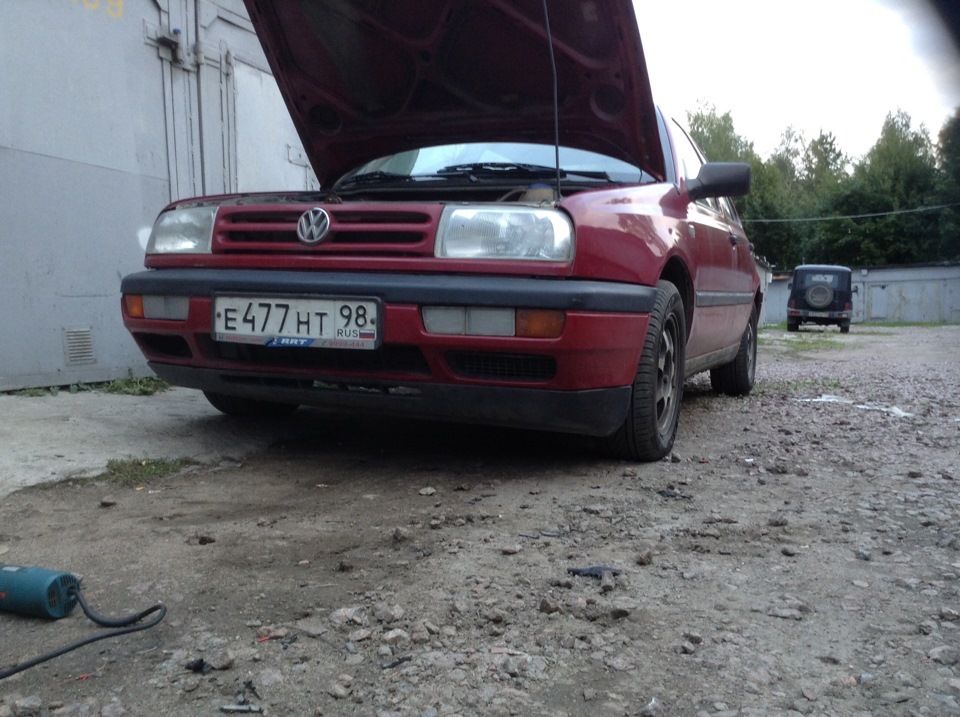 Передняя губа от гольф 4 — Volkswagen Vento, 1,8 л, 1993 года | тюнинг ...