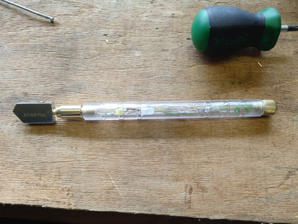 Контролька из … стеклореза. — Opel Vectra B, 1,6 л., 1997 года | своими ...