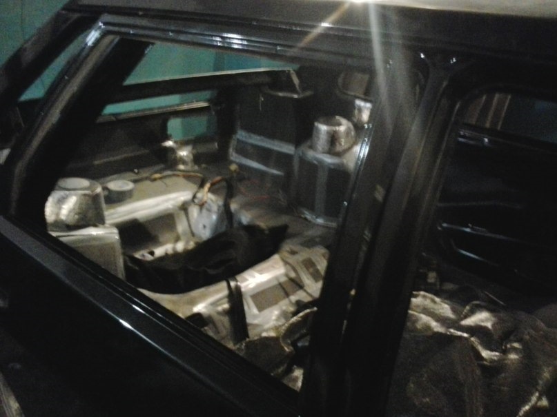 Шумка, завершение, ламбо-петли — Lada 21099, 1,5 л., 1995 года | своими ...