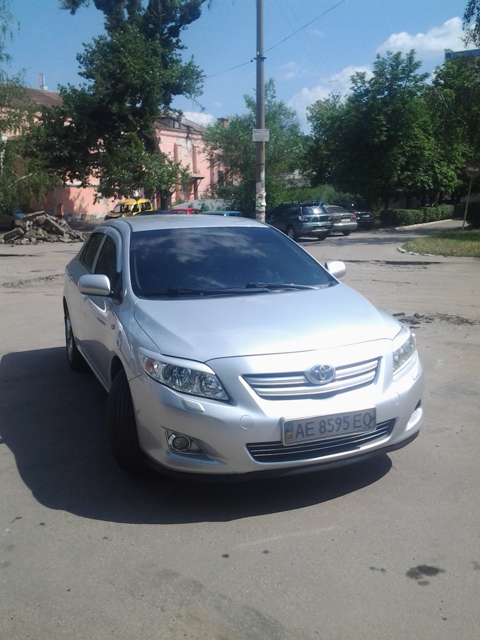 Тонировка лба! — Toyota Corolla (140/150), 1,6 л, 2007 года | стайлинг ...