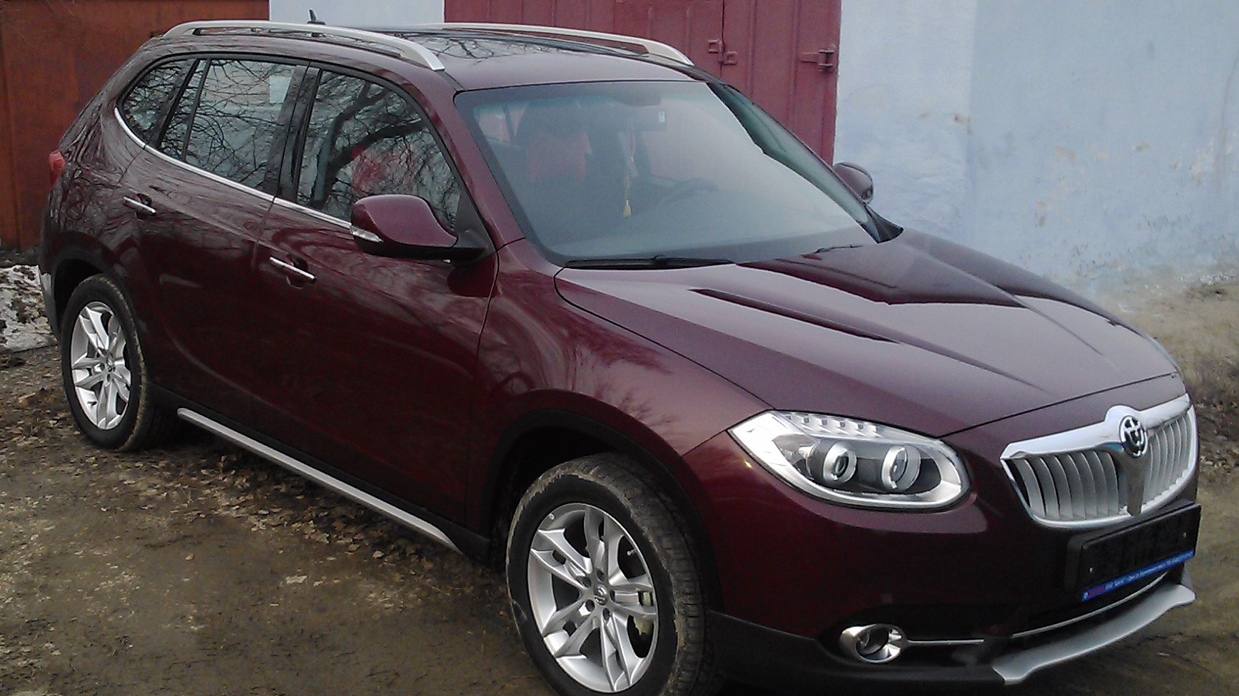 Brilliance V5 1.6 бензиновый 2015 | Темно-вишневый на DRIVE2