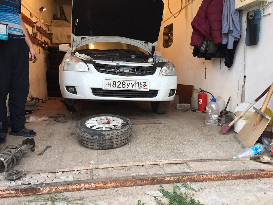 подшипник опоры — Lada Приора седан, 1,6 л, 2011 года | своими руками ...