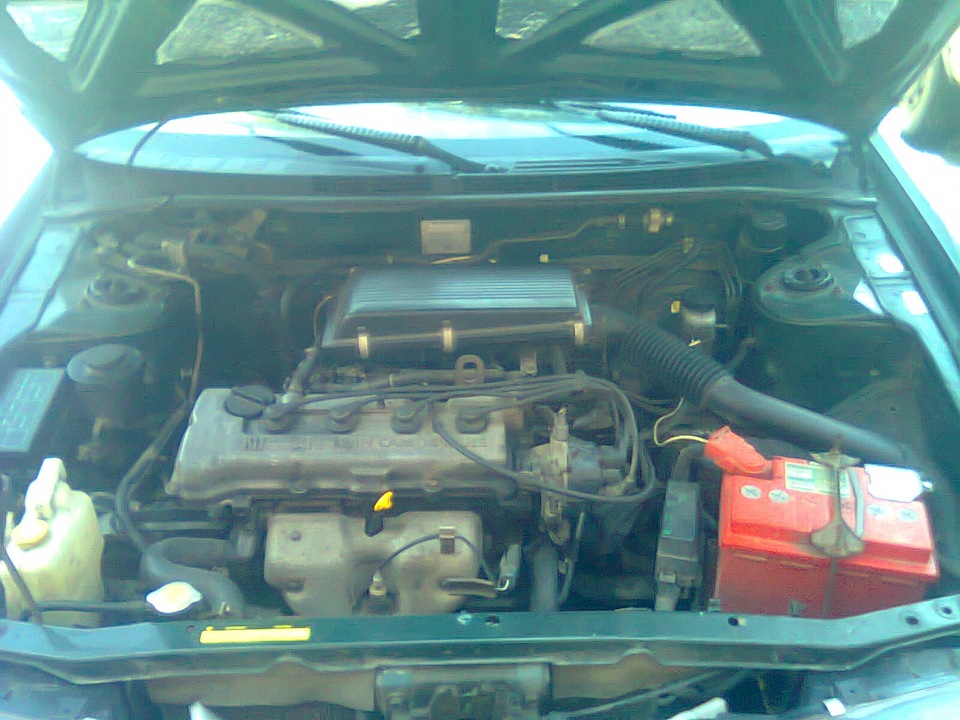 Под капотом… — Nissan Almera I (N15), 1,4 л, 1996 года | плановое ТО ...