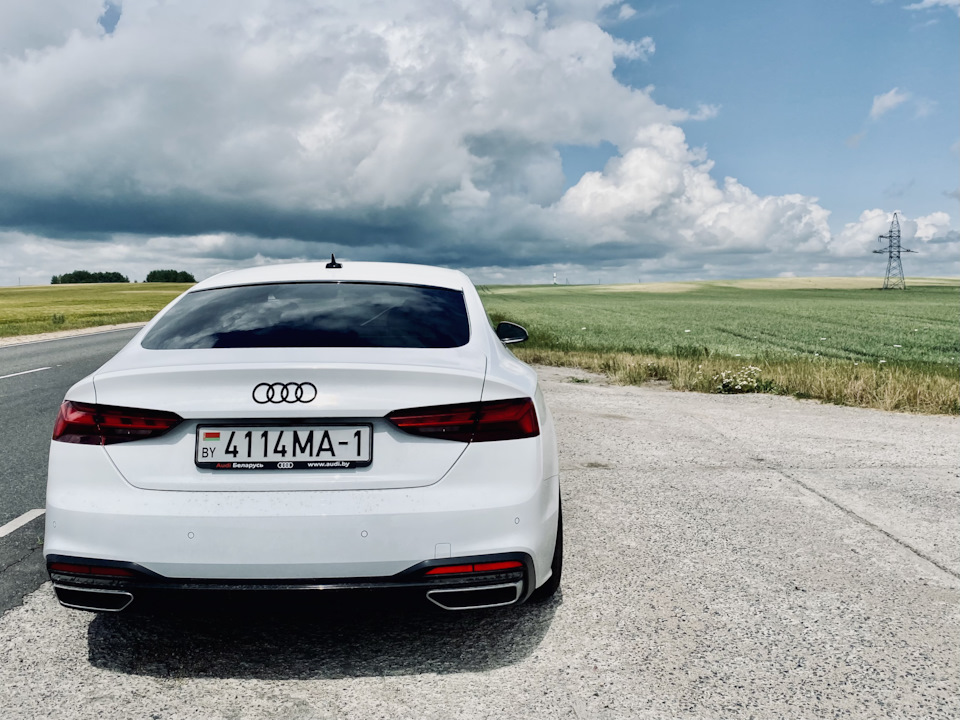 Audi a5 Sportback 2012 вид сзади