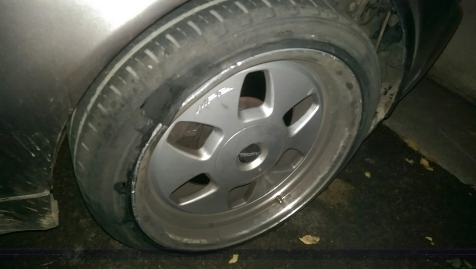 Нет домкрата — нет резины — Audi A6 (C5), 2,7 л, 2001 года | шины | DRIVE2