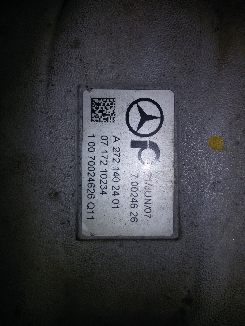 Впускной коллектор M272 Мерседес — Сообщество «Mercedes-Benz Life Style ...