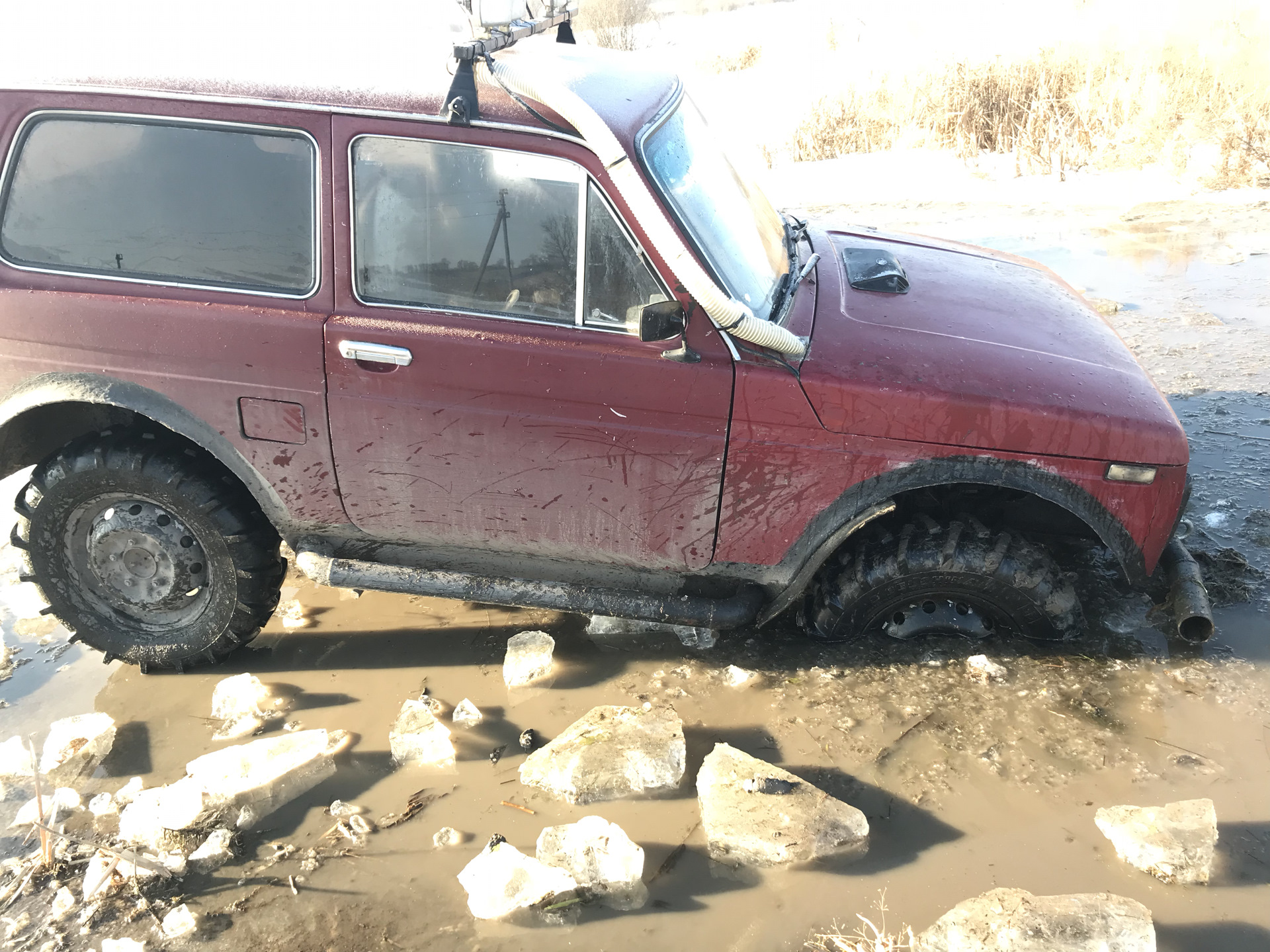 Печаль-беда с передком или трактора ниву ломают! — Lada 4x4 3D, 1,7 л, 1995  года | поломка | DRIVE2