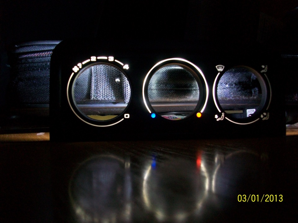 Подсветка переключателя режимов печки — Volkswagen Golf Mk3, 1,6 л ...