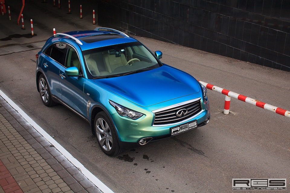 Infiniti fx50 перламутровый бирюза