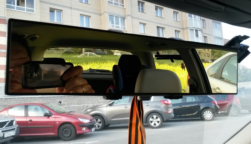 Салонное зеркало панорамное — Volkswagen Golf Mk4, 1,6 л, 2002 года ...