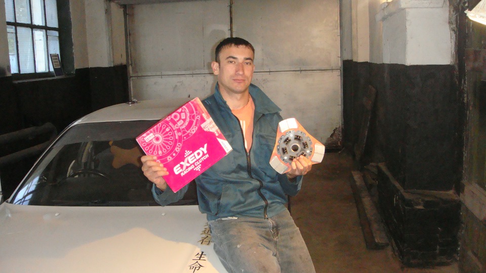 замена сожженного диска сцепления органики на керамический диск от ...