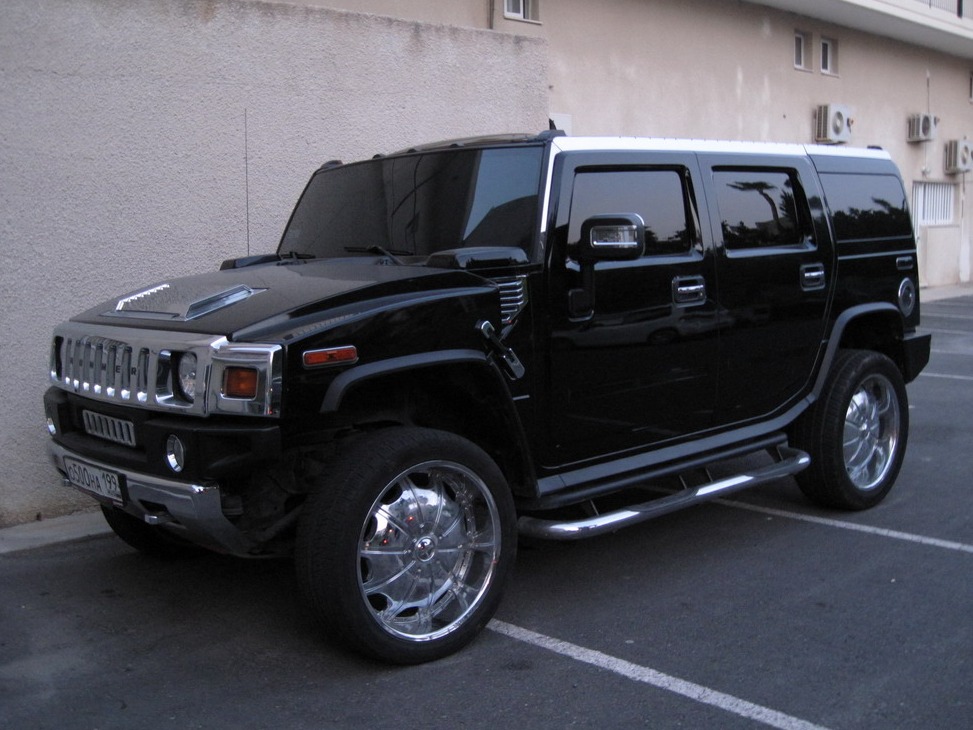 Hummer h2 черного цвета