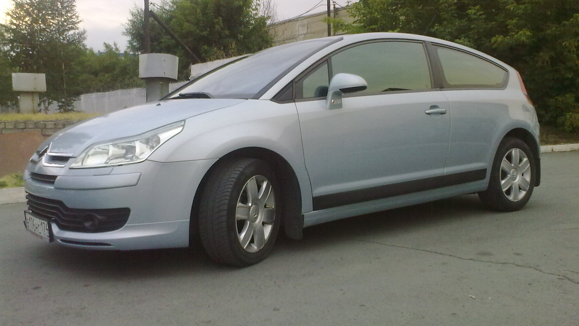 Citroen C4 (1G) 1.6 бензиновый 2006 | Серо-голубой)))) на DRIVE2