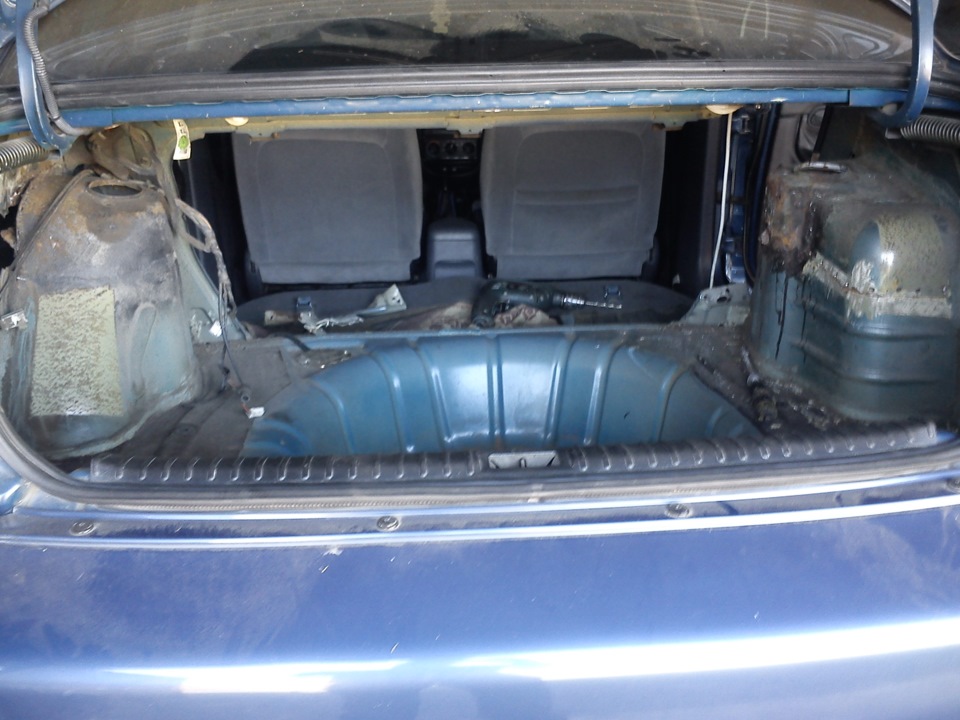 Ремонт задних колесных арок (часть 1) — Daewoo Nubira I, 1,6 л, 1998 ...