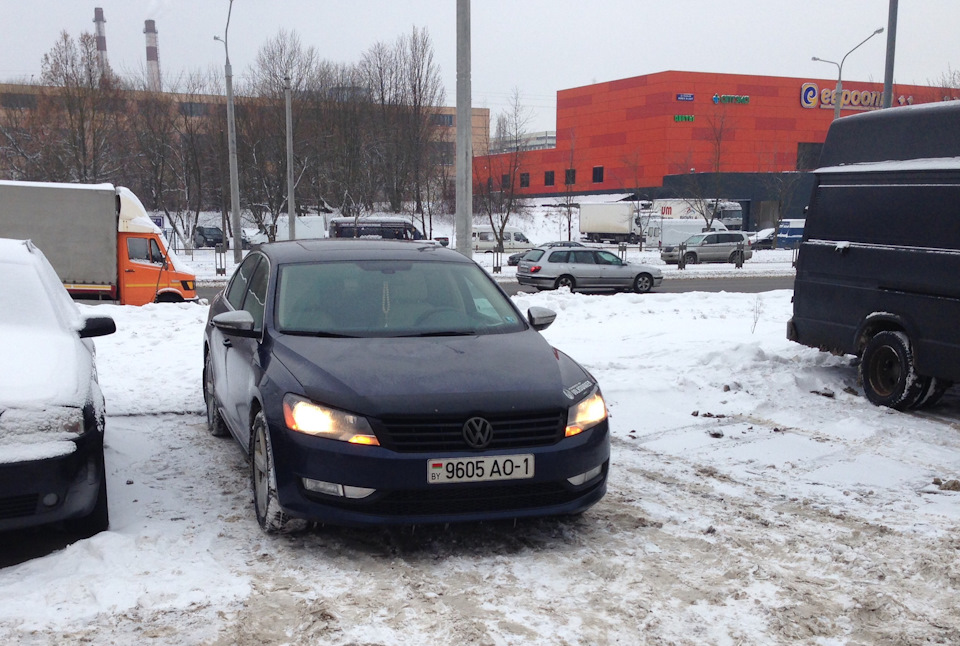 Чёрный в моде при любой погоде! — Volkswagen Passat B7, 2 л, 2012 года ...