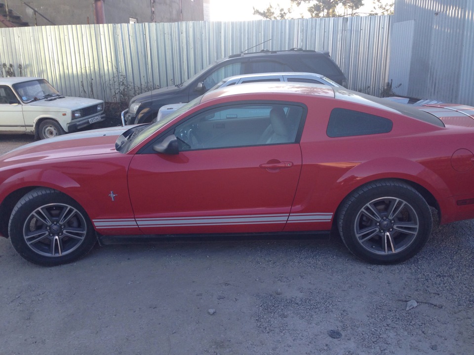 Зимние подковы — Ford Mustang (5G), 4 л., 2005 года | колёсные диски ...