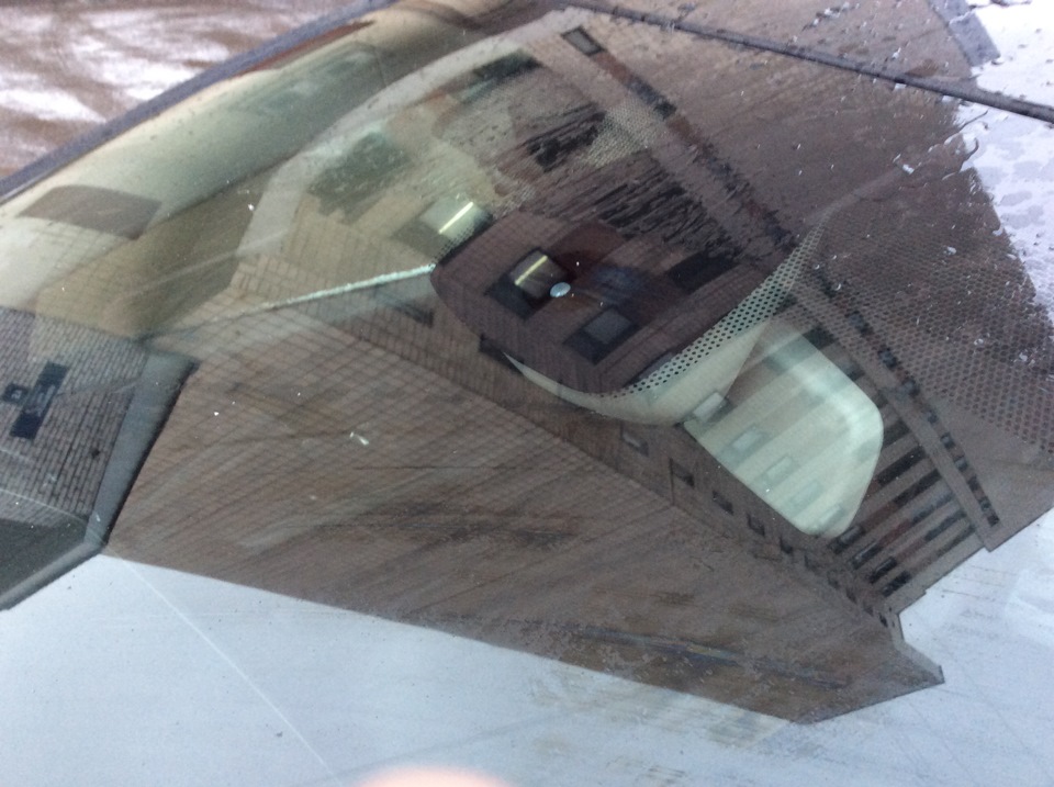 Охват датчиков света и дождя щеткой 380 мм. — Renault Megane III