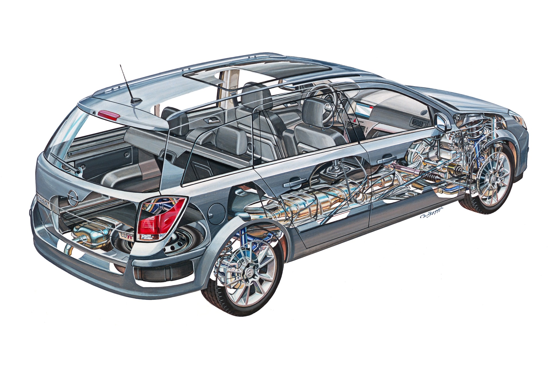 Cutaway Opel