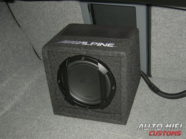 саб Alpine SWE-815 — Volkswagen Golf Mk6, 1,6 л., 2012 года | автозвук ...