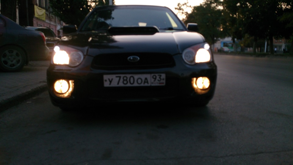 замена ламп в противотуманках и дневных огней — Subaru Impreza (GD, GG ...