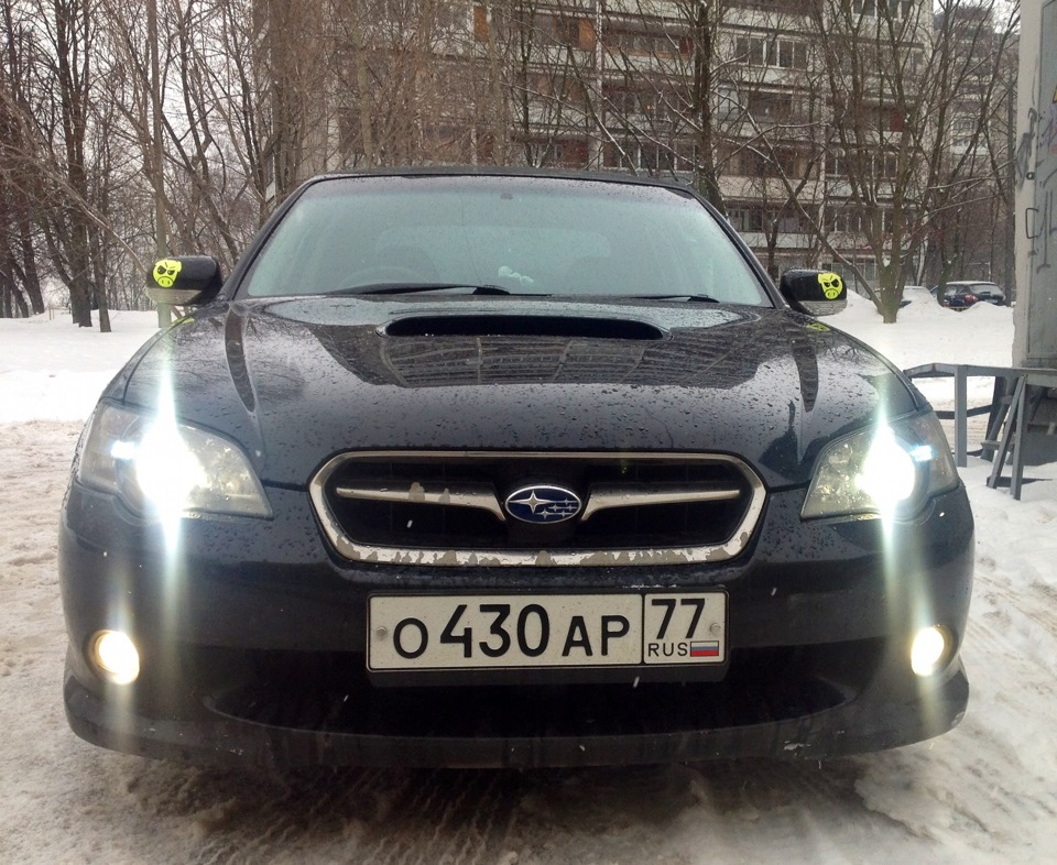 Карбоновый девайс решетки радиатора — Subaru Legacy (BL/BP), 2 л, 2003 ...