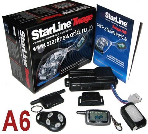 Starline twage a6 схема подключения