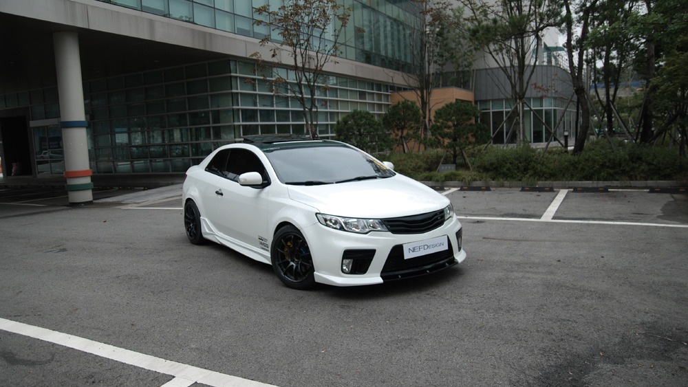 Kia Cerato Koup Tuning White