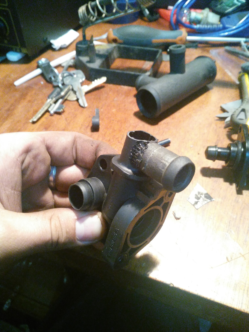 Переходим на Я. Часть 8: Кронштейн модуля зажигания, переделка фланца ...
